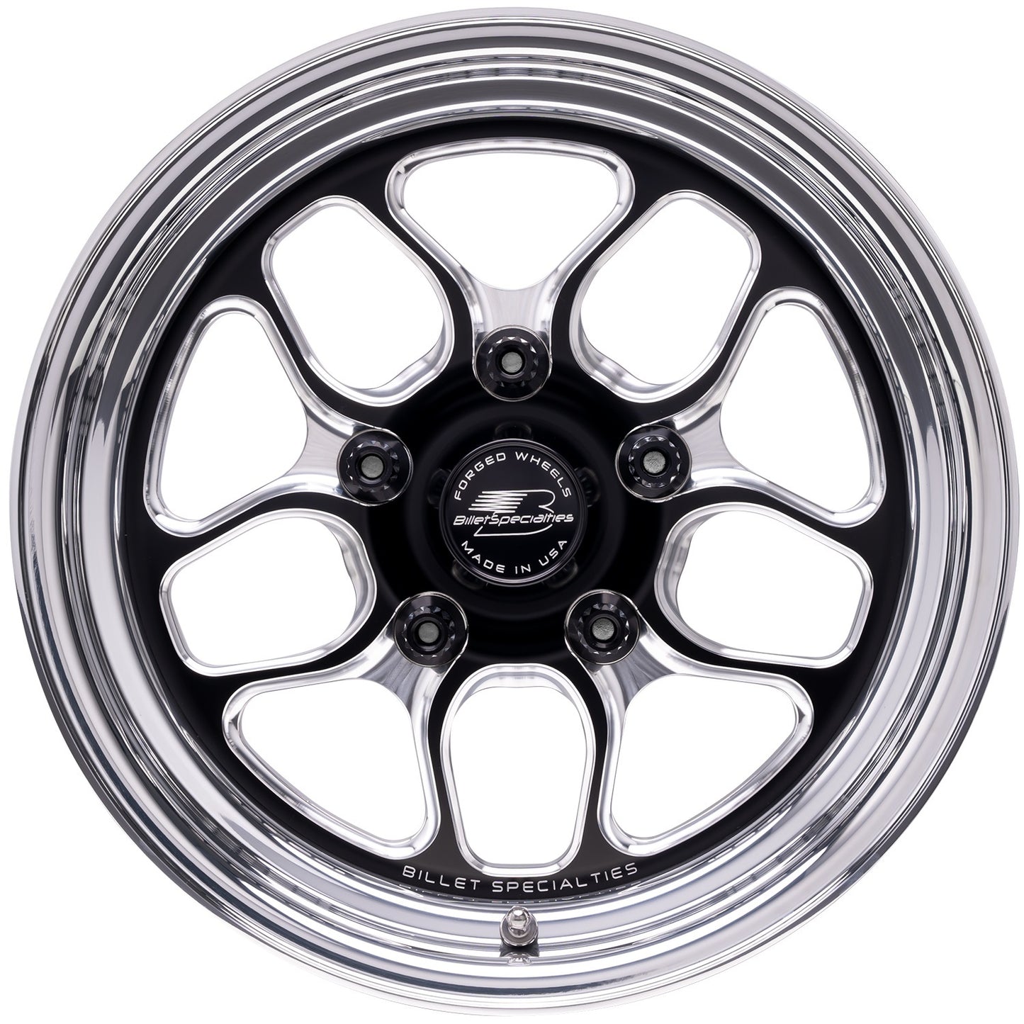 Billet Specialties Win Lite Wheel Black 15x4 2.25 Backspace Wheels Wheels main image