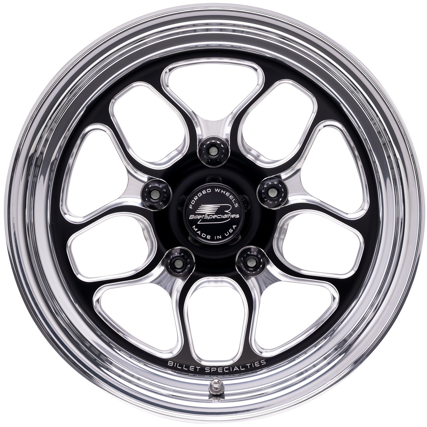 Billet Specialties Win Lite Wheel Black 15x4 2.25 Backspace Wheels Wheels main image