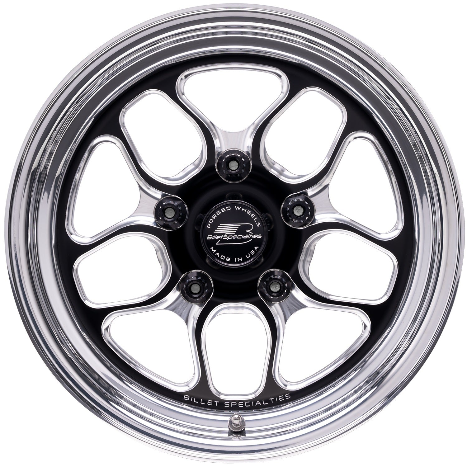 Billet Specialties Win Lite Wheel Black 15x4 2.25 Backspace Wheels Wheels main image