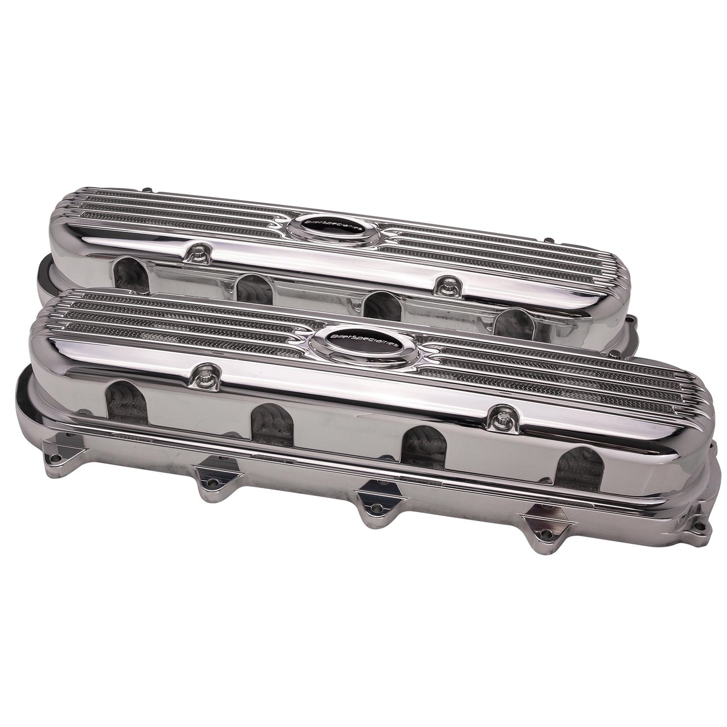 BILLET SPECIALTIES Valve Covers Gen V LT Ribbed Polished Engines and Components Engine Covers, Pans and Dress-Up Components main image