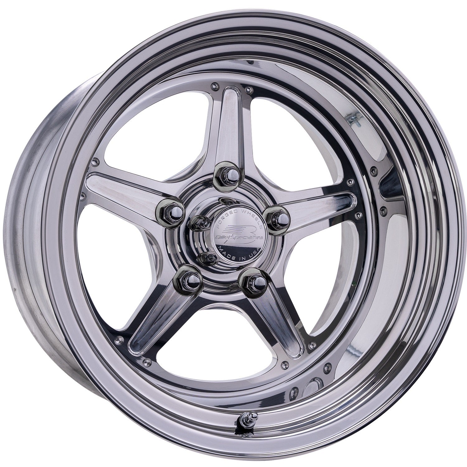 Billet Specialties Street Lite Wheel 15X10 5.5 BS 5X4.75 BC Wheels Wheels main image