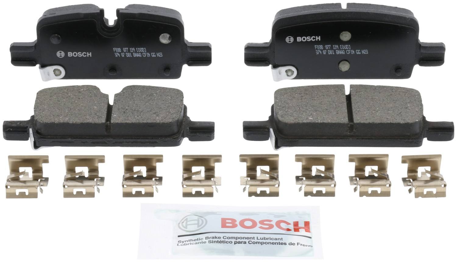Bosch Disc Brake Pad Set  top view frsport BC2174