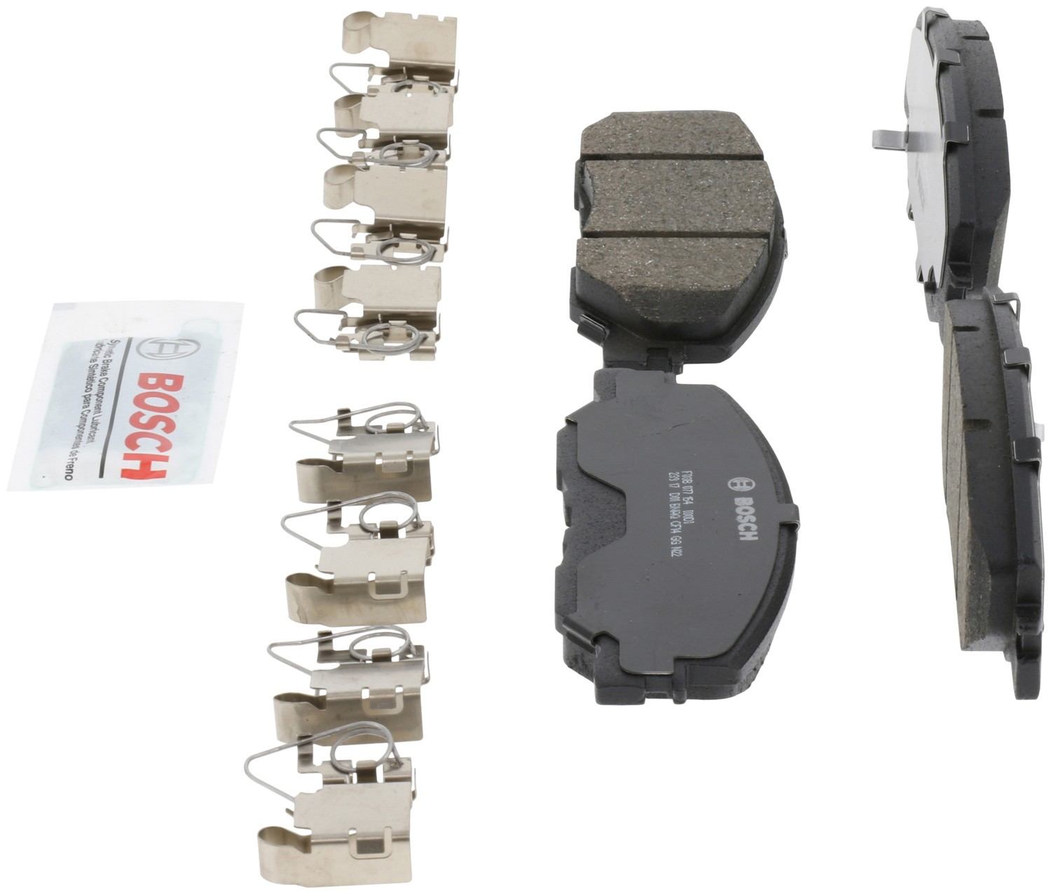 Bosch Disc Brake Pad Set  top view frsport BC2185