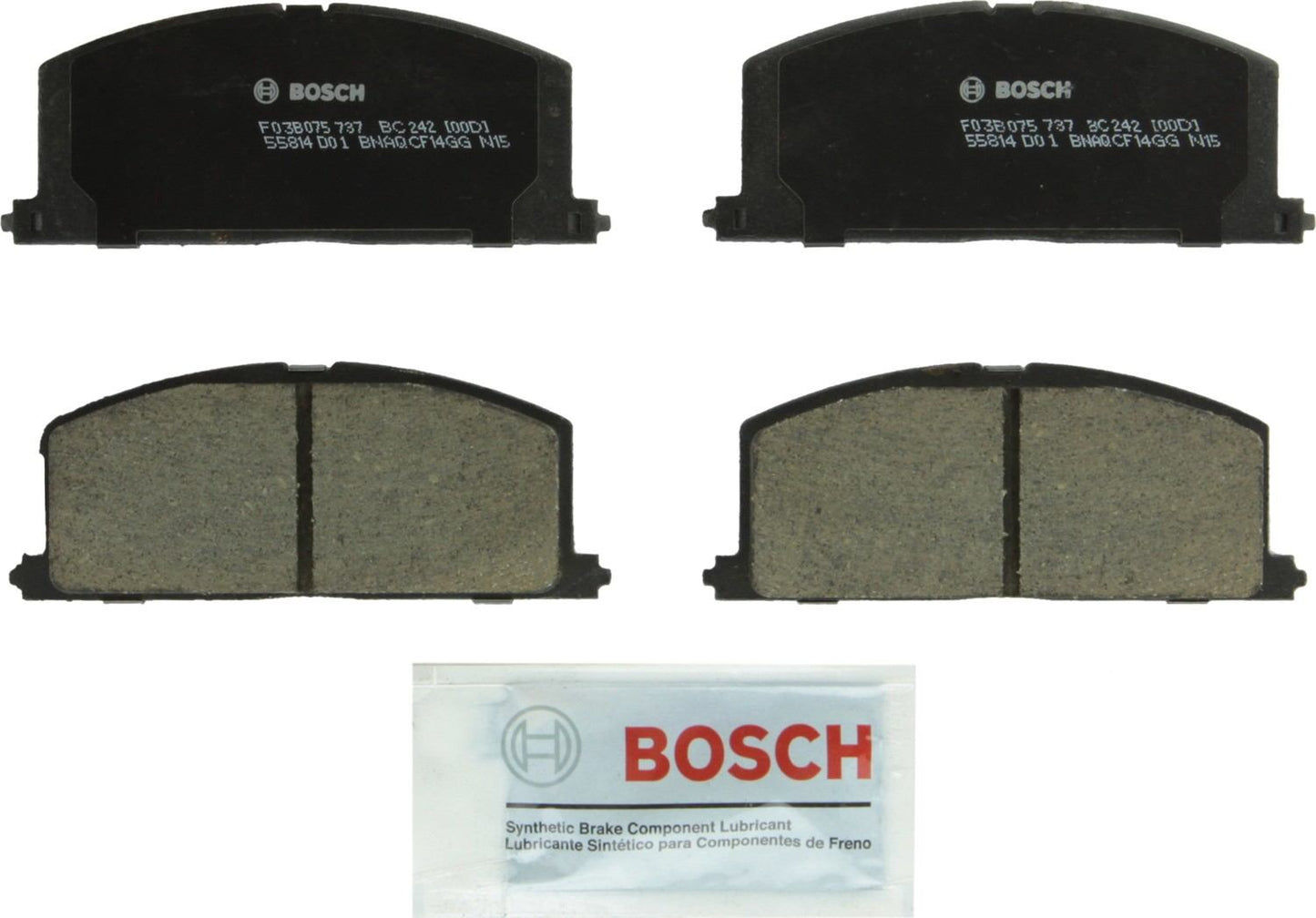 Bosch QuietCast Brake Pads BC242
