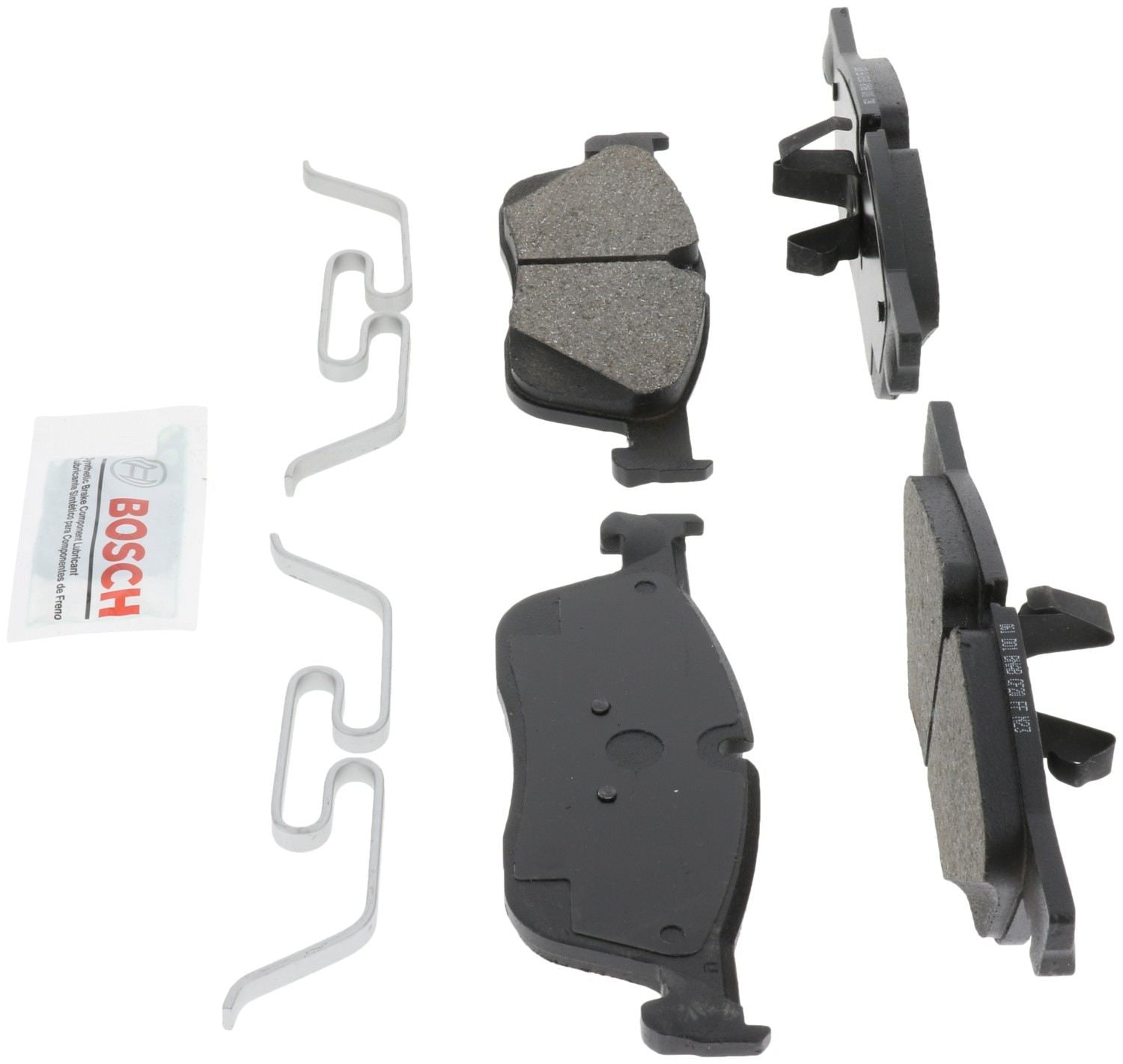 Bosch Disc Brake Pad Set  top view frsport BE1838H