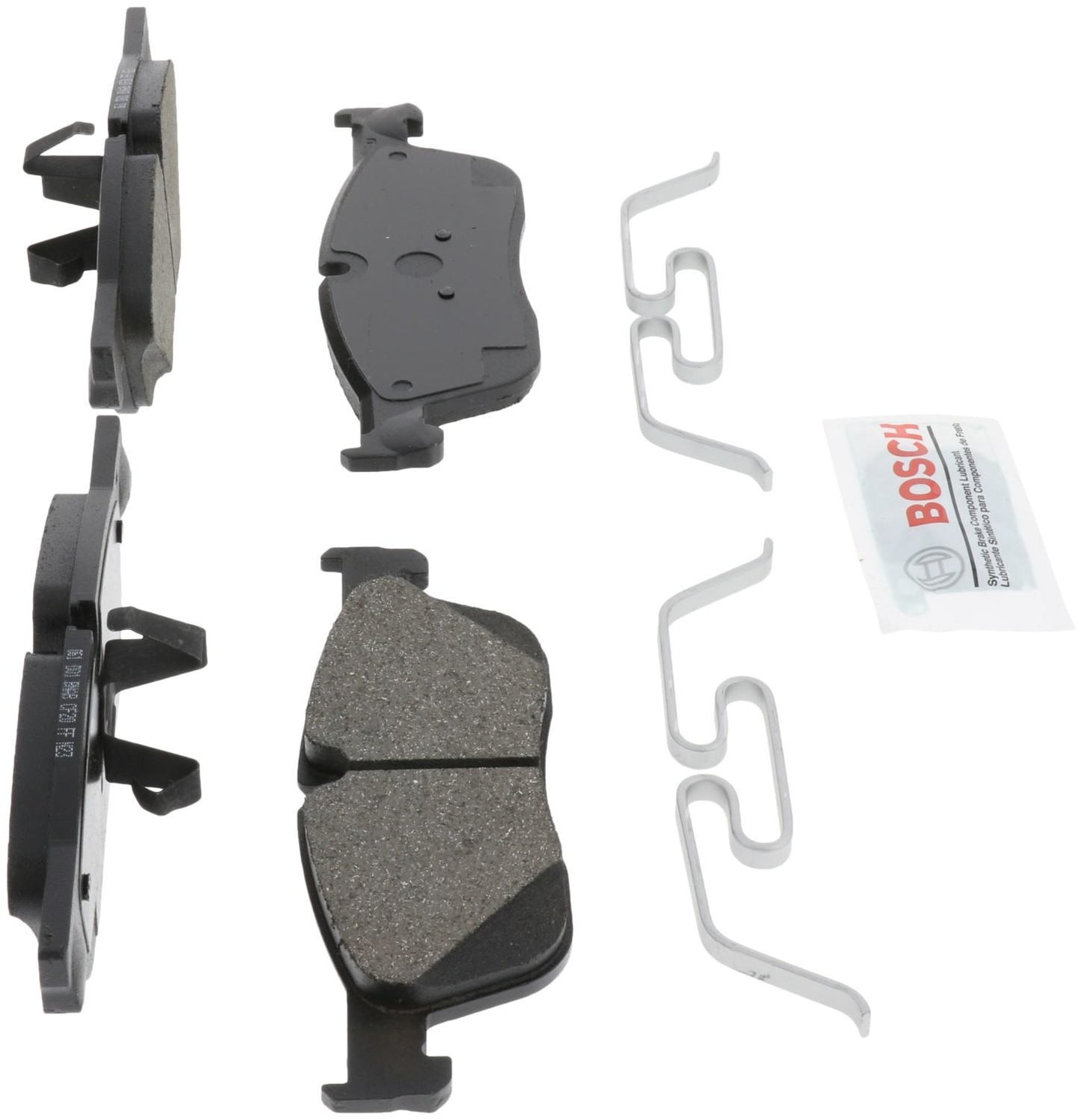 Bosch Disc Brake Pad Set  top view frsport BE1838H
