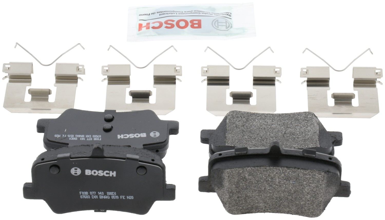 Bosch Disc Brake Pad Set  top view frsport BP2136