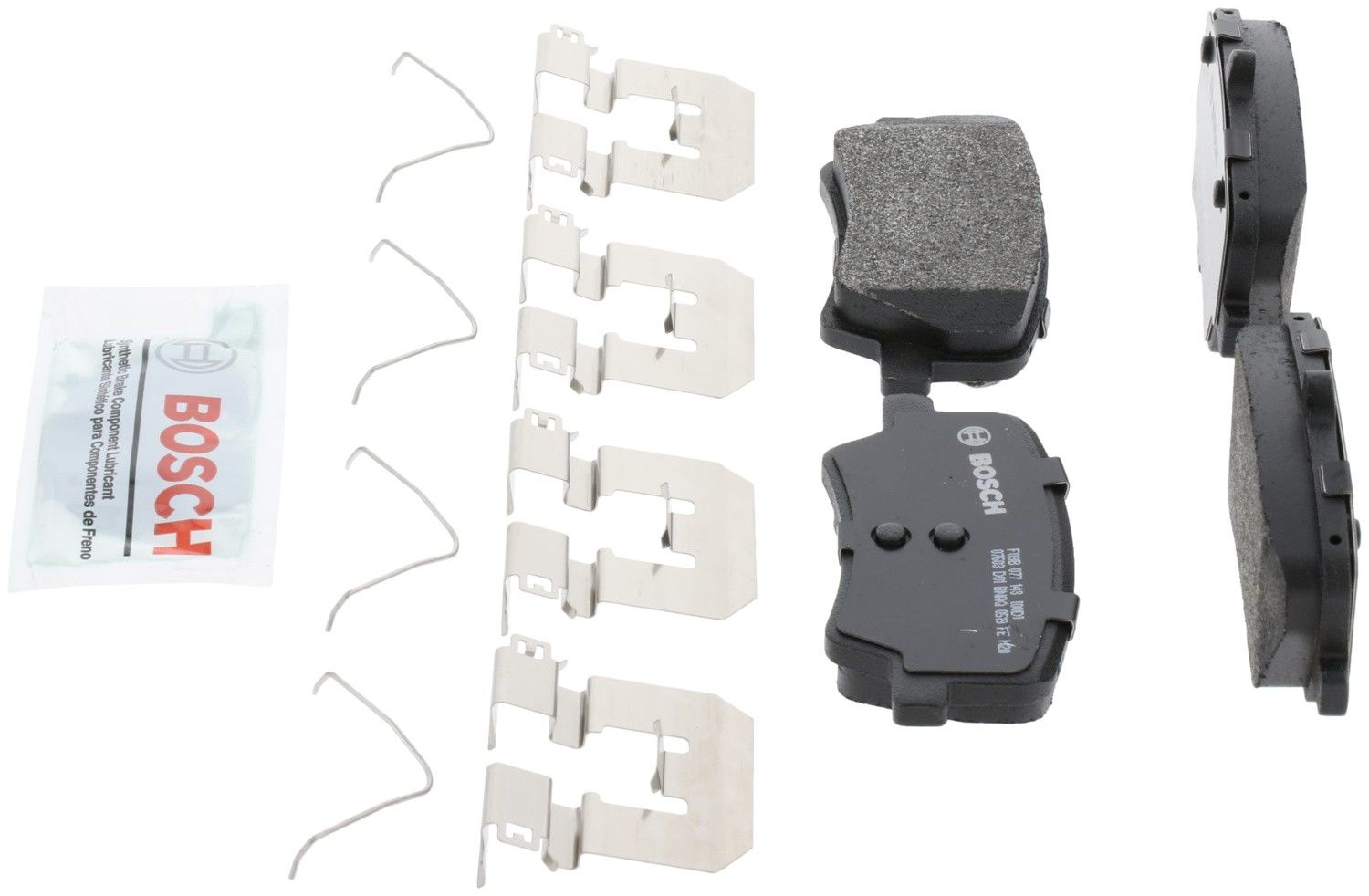 Bosch Disc Brake Pad Set  top view frsport BP2136