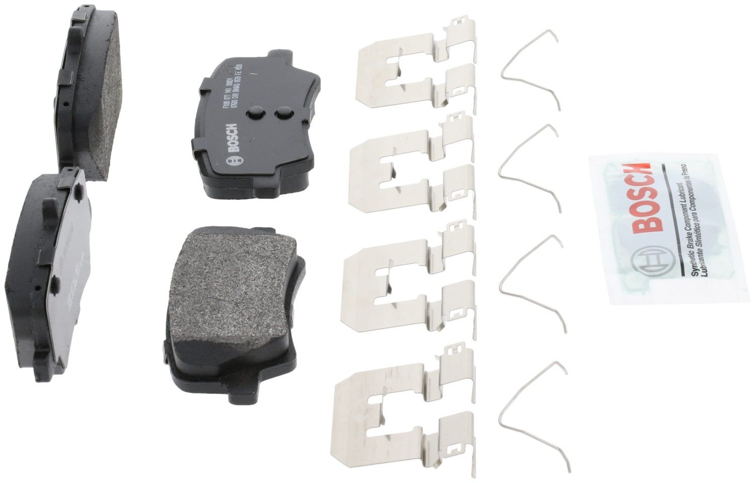 Bosch Disc Brake Pad Set  top view frsport BP2136