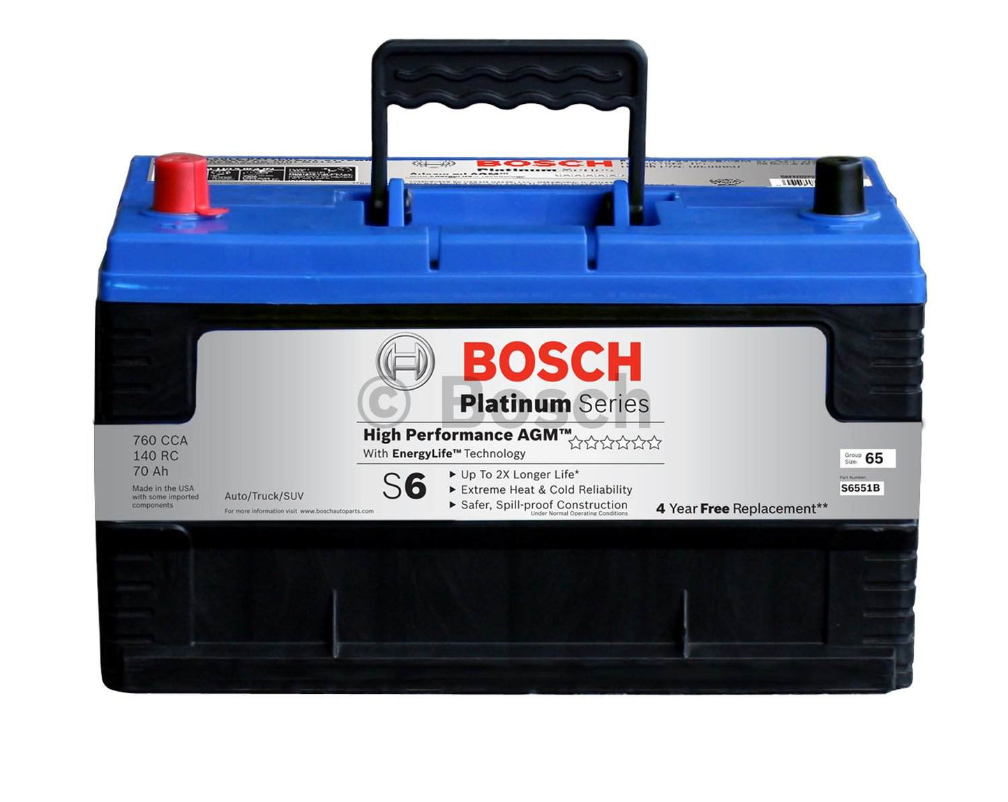 Bosch Vehicle Battery S6551B