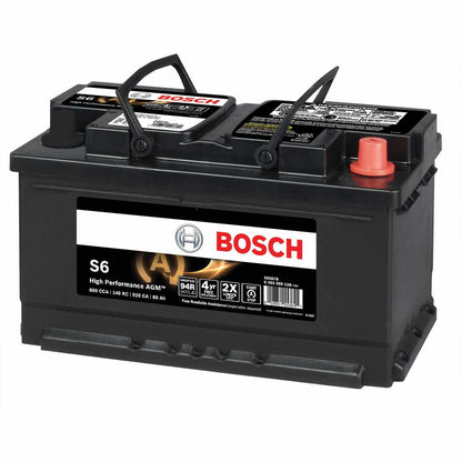 Bosch High Performance AGM Starter Battery for Start/Stop systems S6587B
