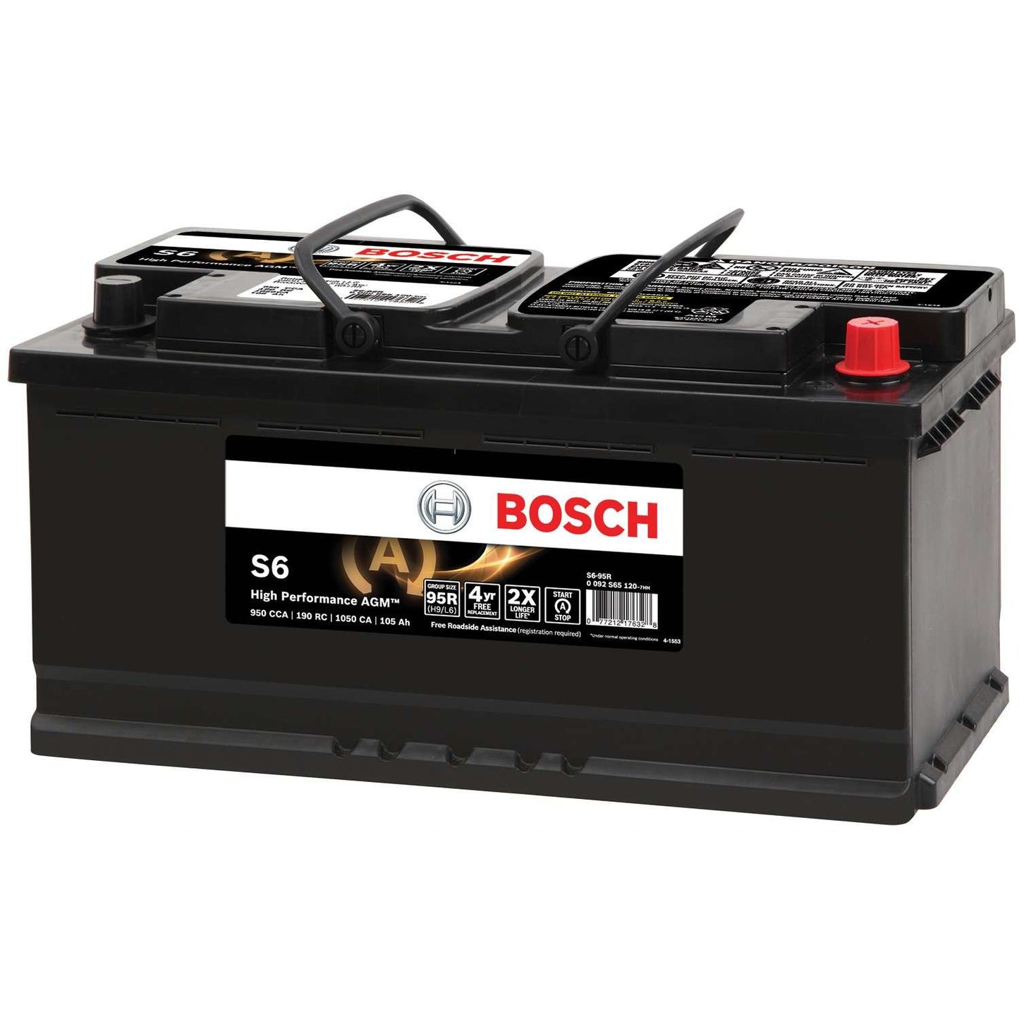 Bosch High Performance AGM Starter Battery for Start/Stop systems S6-95R