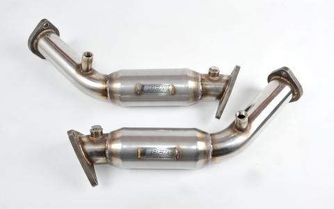 Berk Technology Nissan 370Z 09-up, 350Z 07-08, Infiniti G37 08-up, G35 Sedan 07-up. VQ35HR & VQ37HR Motor. Resonated Test Pipes w/ CEL fix.