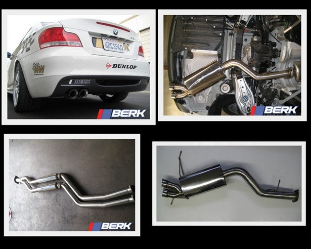 Berk Technology BMW 135i 08-up Full Sport Exhaust Ceramic Coated