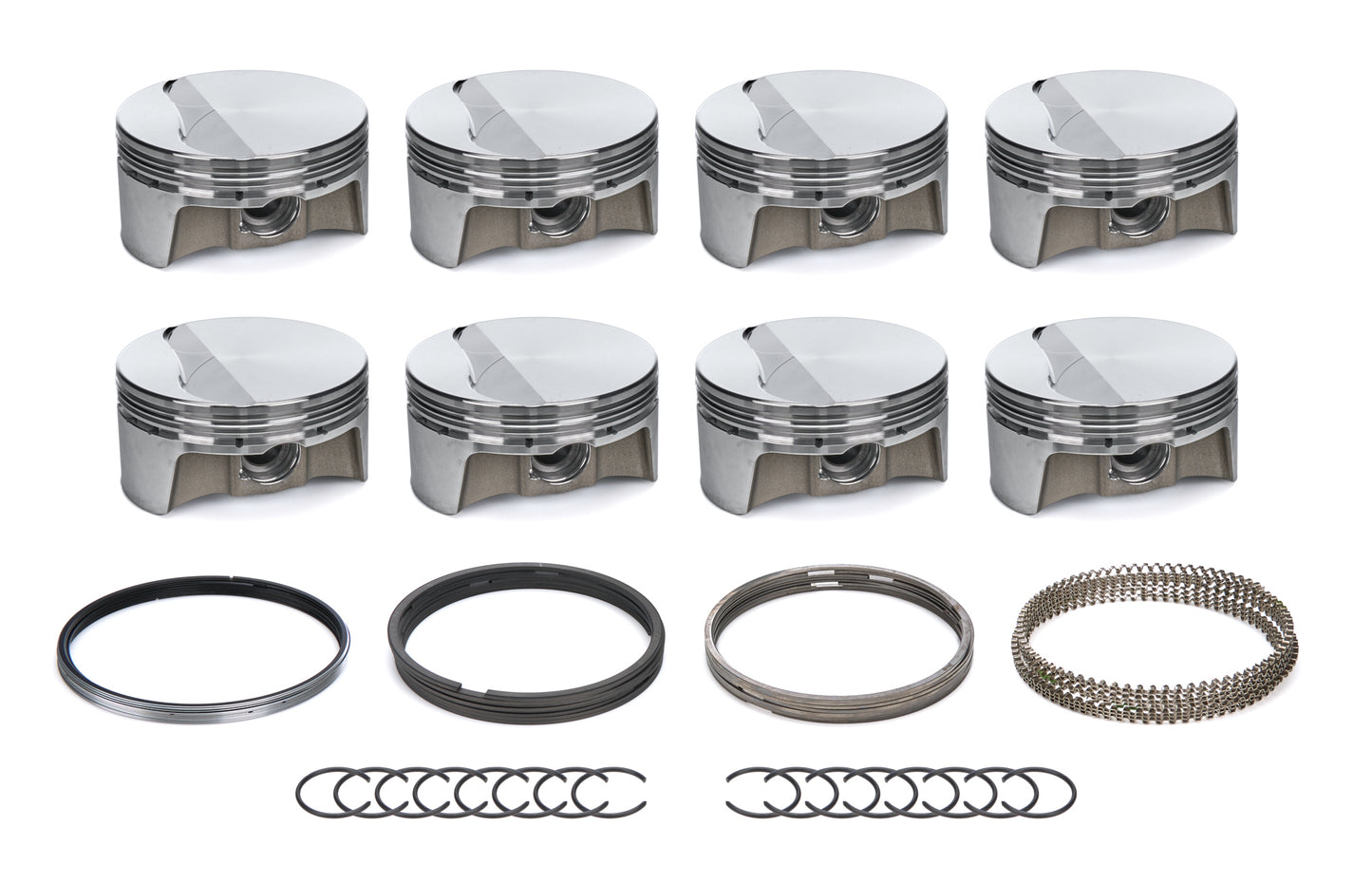 BULLET PISTONS GM LS F/T Piston Set w/Rings 3.905 Bore Engines and Components Pistons and Piston Rings main image