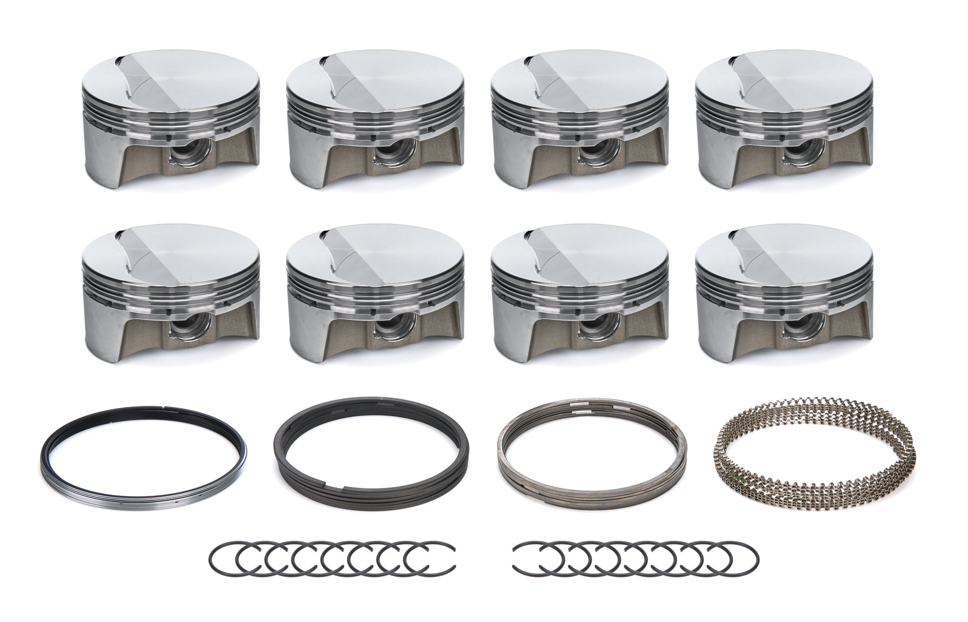 BULLET PISTONS GM LS F/T Piston Set w/Rings 3.905 Bore Engines and Components Pistons and Piston Rings main image