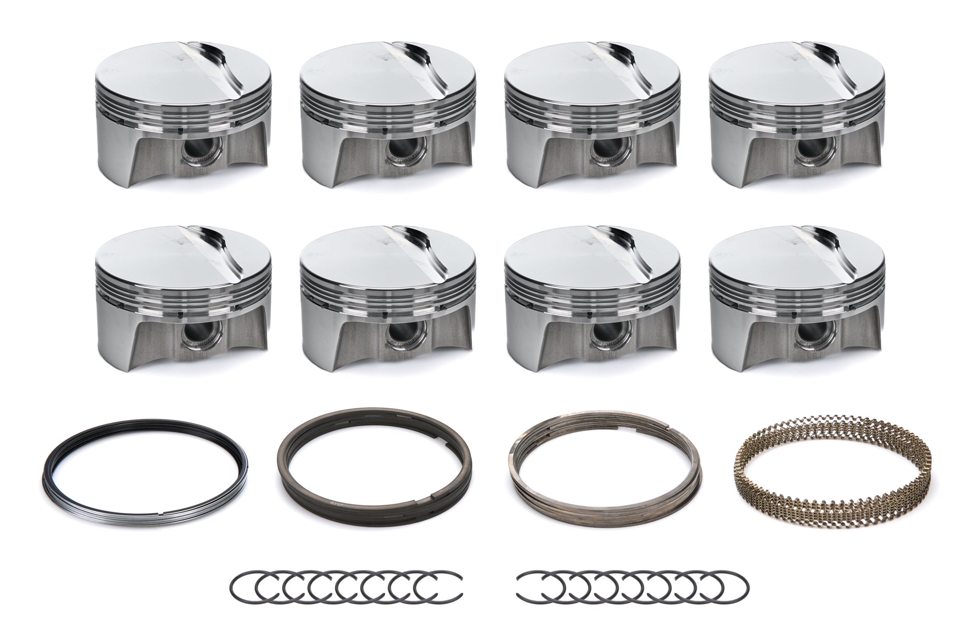 BULLET PISTONS GM LS F/T Piston Set w/Rings 3.905 Bore Engines and Components Pistons and Piston Rings main image