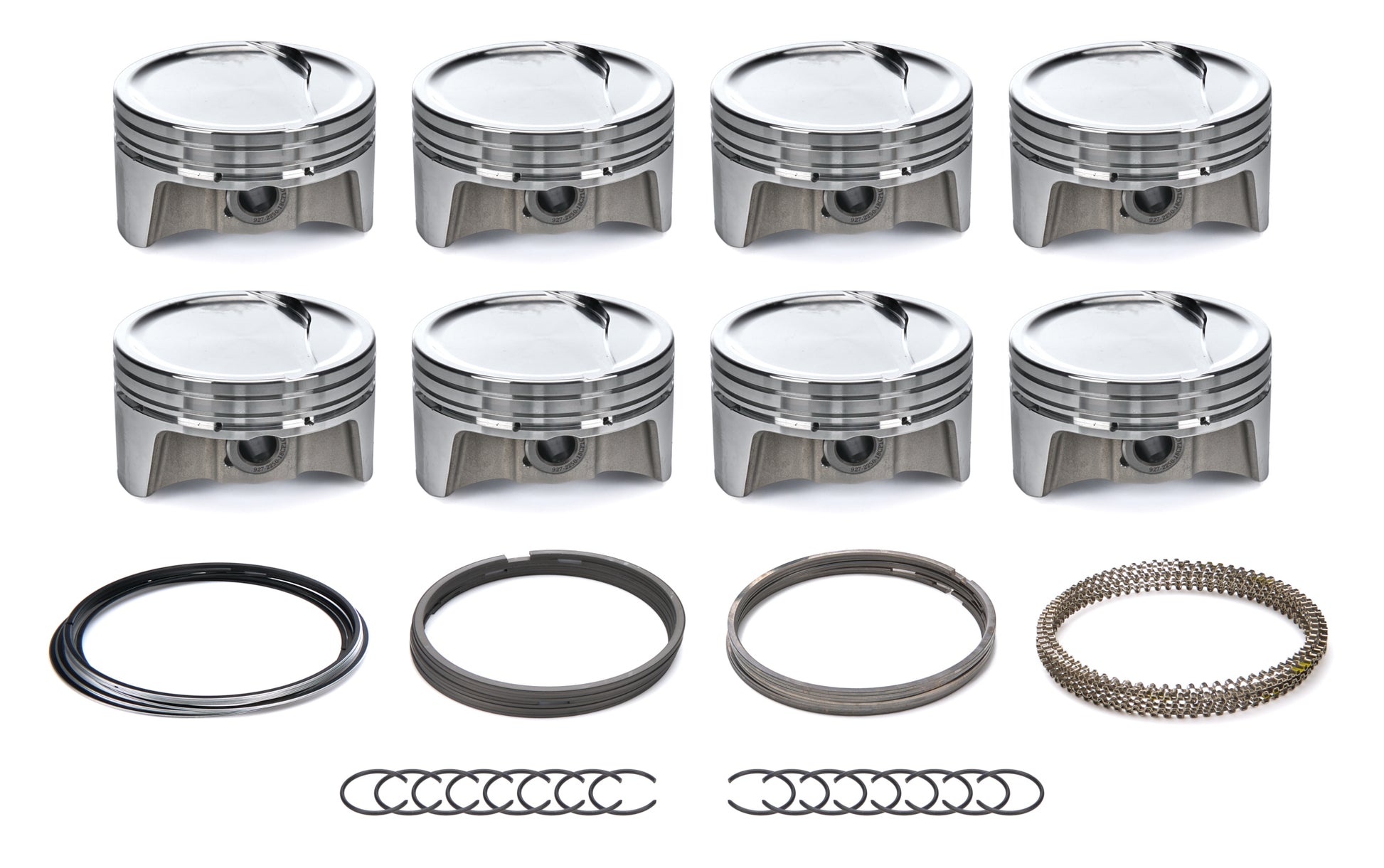 BULLET PISTONS GM LS Dished Piston Set w/Rings 4.030 Bore Engines and Components Pistons and Piston Rings main image
