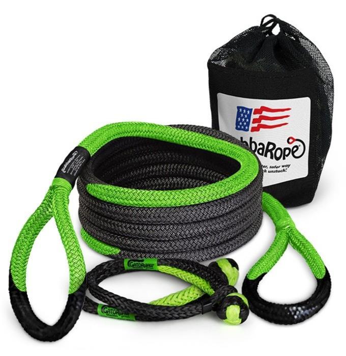 Bubba Gear UTV/SxS Recovery Gear Set 5/8in x 20ft Green Tie-Down Straps and Components Tow Straps and Components main image