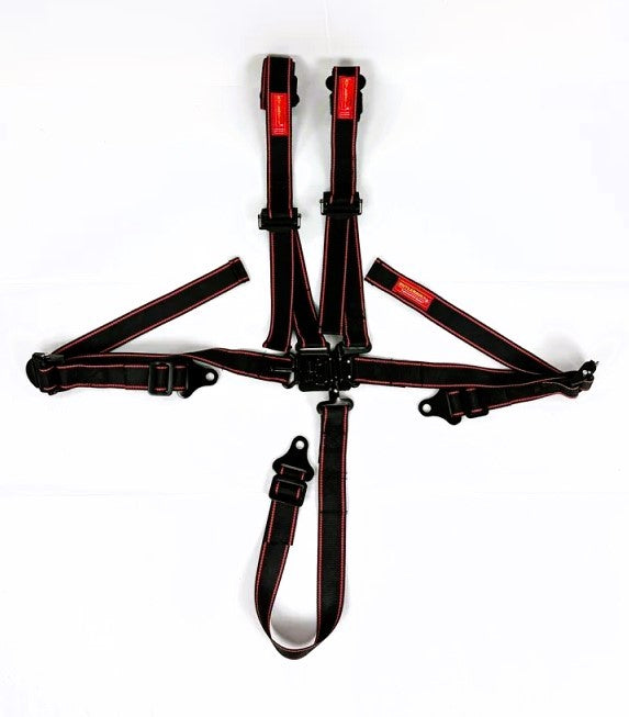 Butlerbuilt Harness 5pt L&L P/U 2in Black Safety Restraints Seat Belts and Harnesses main image