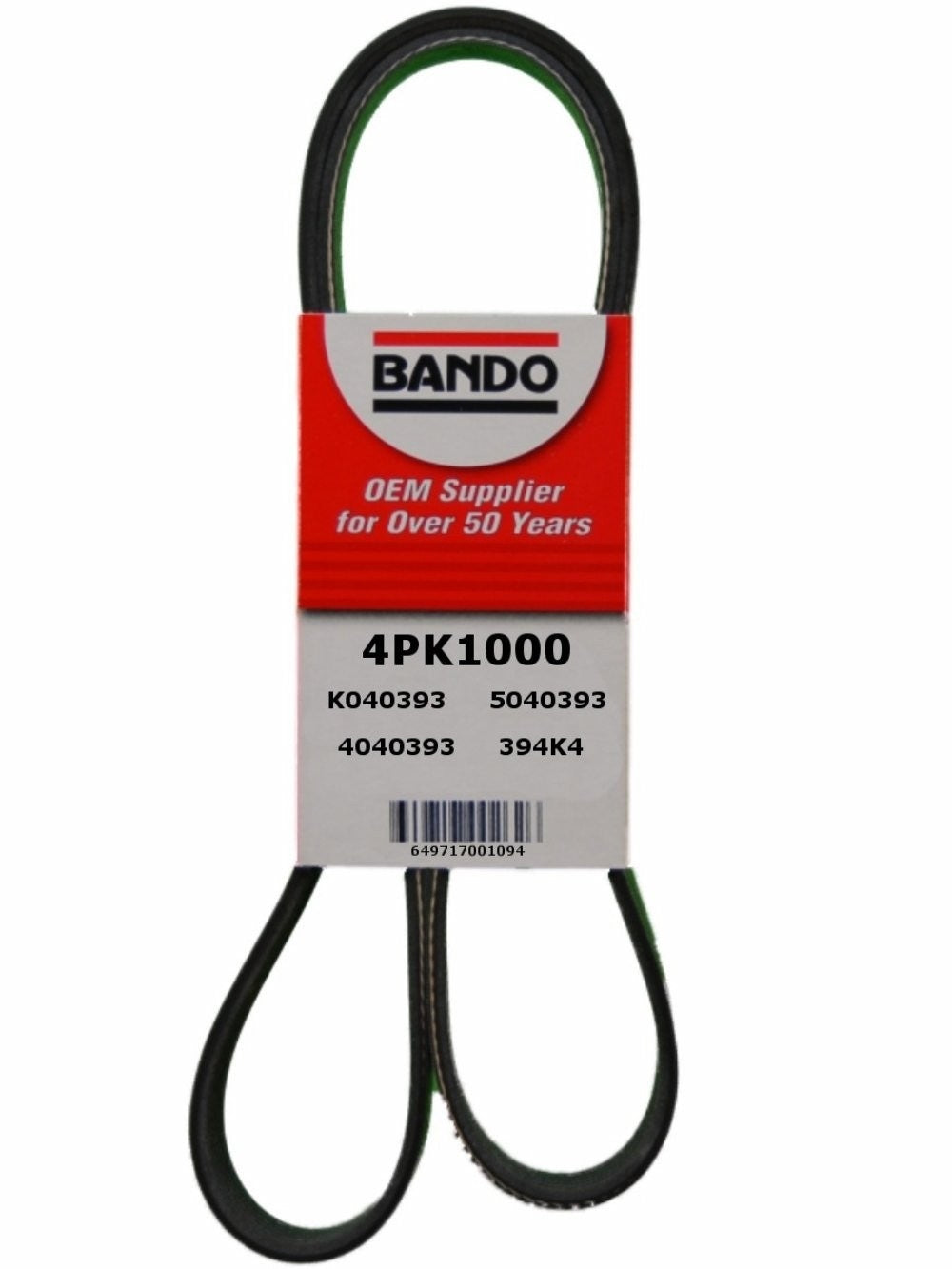Bando Accessory Drive Belt 4PK1000
