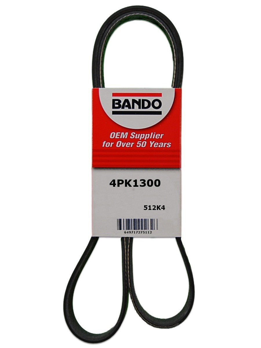 Bando Rib Ace Precision Engineered V-Ribbed Belt 4PK1300
