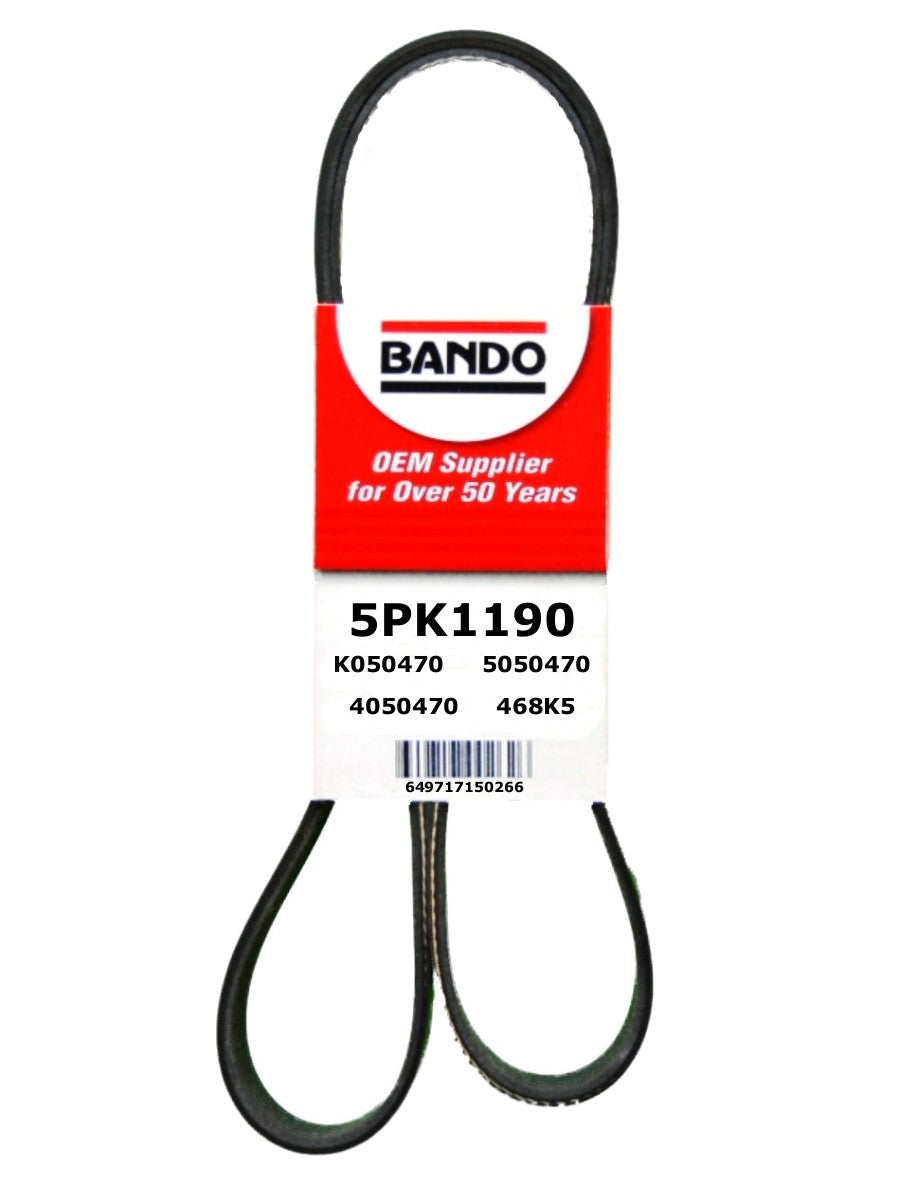 Bando Accessory Drive Belt 5PK1190
