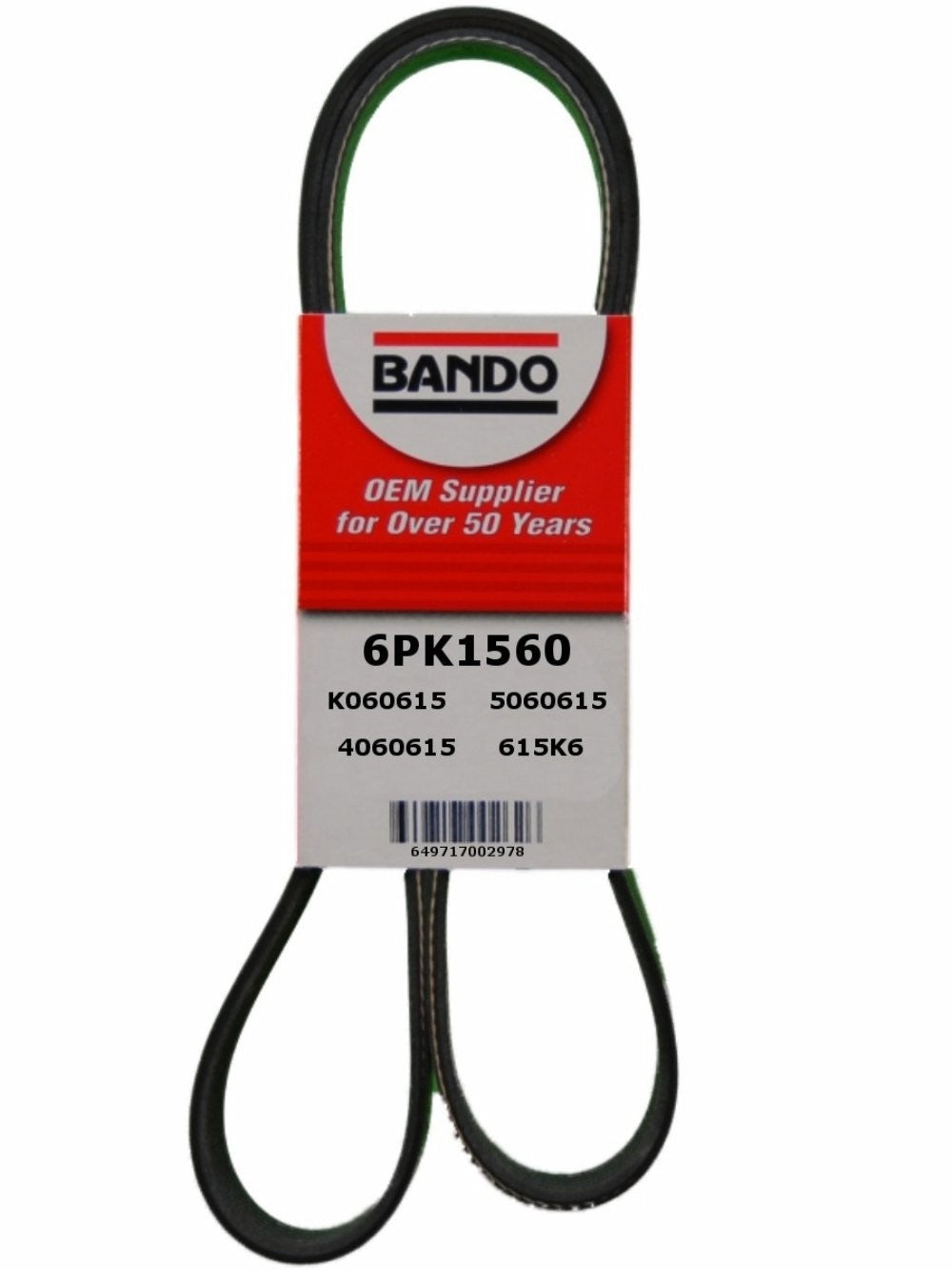Bando Accessory Drive Belt 6PK1560