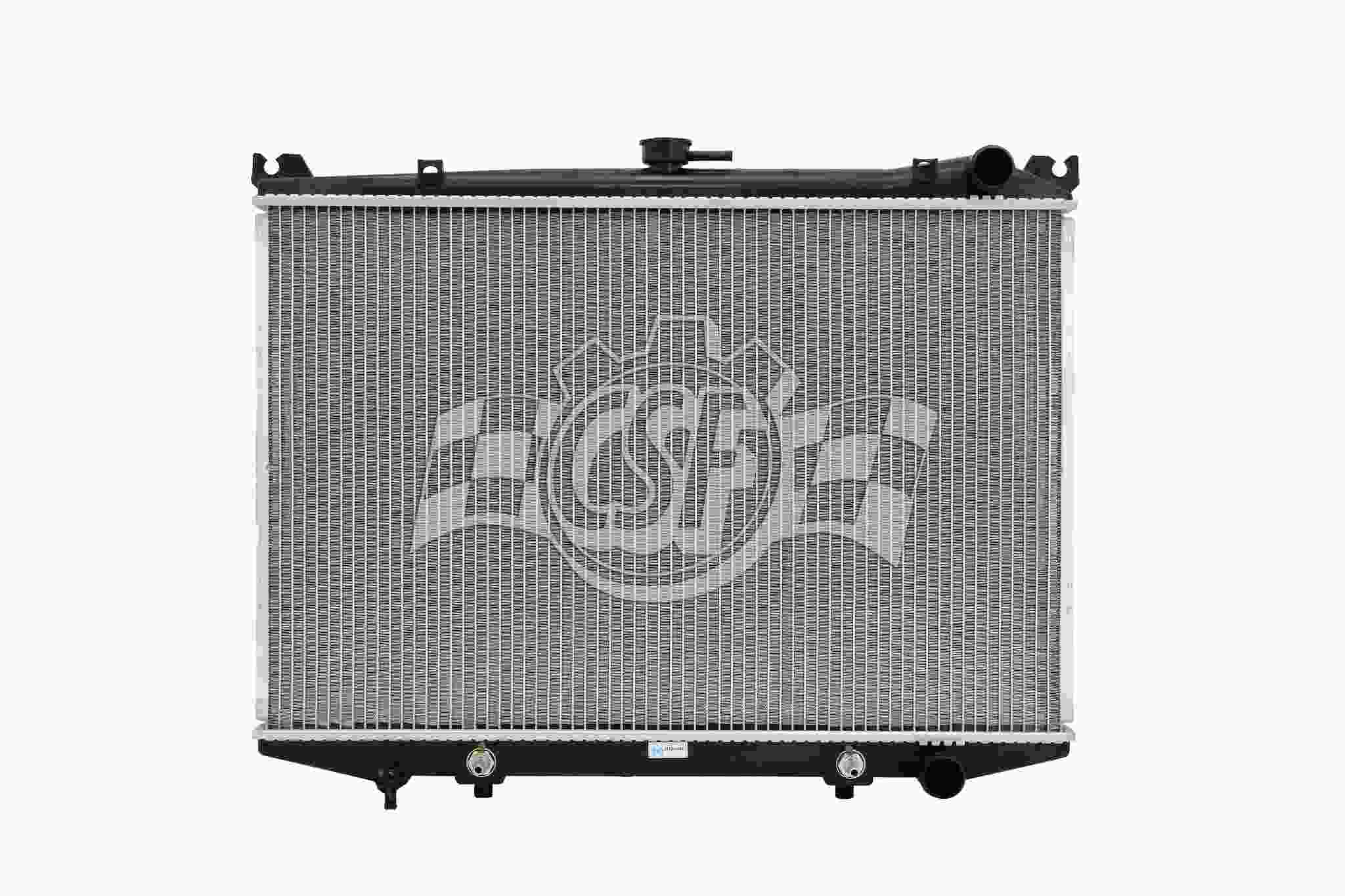 CSF 86-94 Nissan D21 2.4L OEM Plastic Radiator 2813