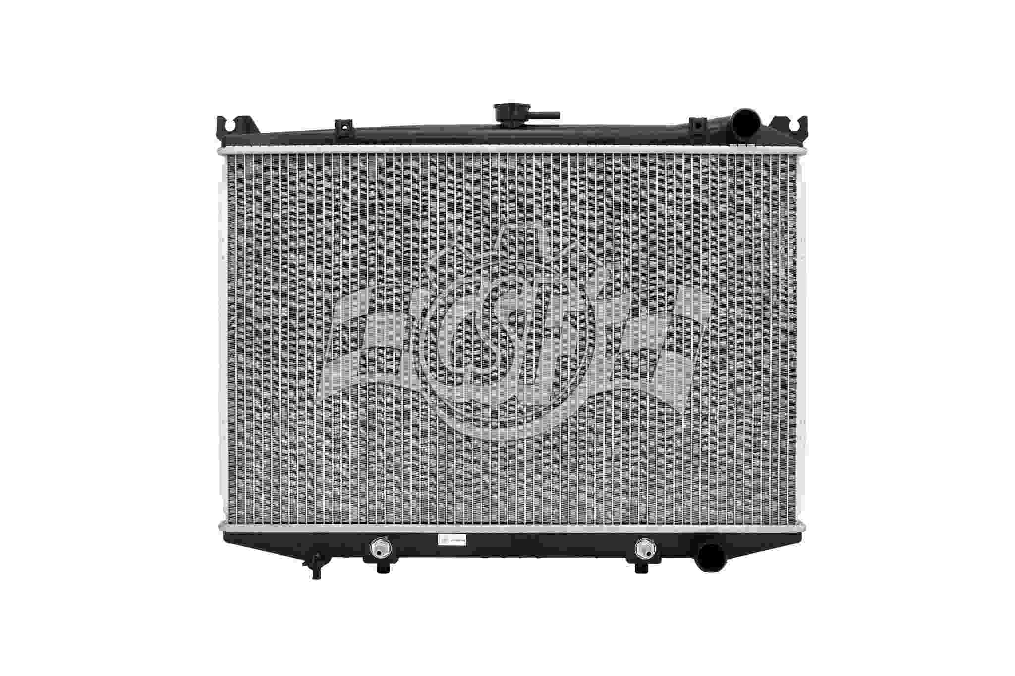 CSF 86-94 Nissan D21 2.4L OEM Plastic Radiator 2834
