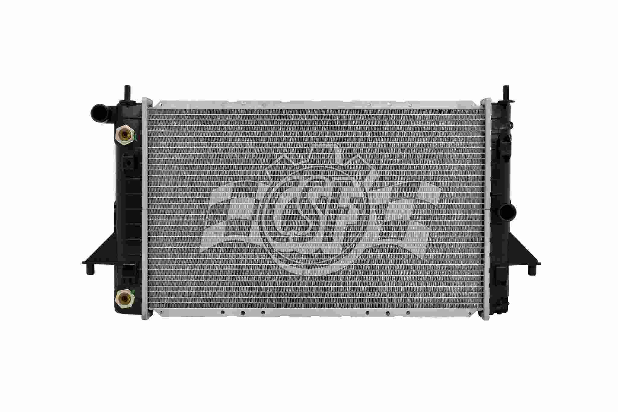 CSF 91-92 Saturn SC 1.9L OEM Plastic Radiator 3353