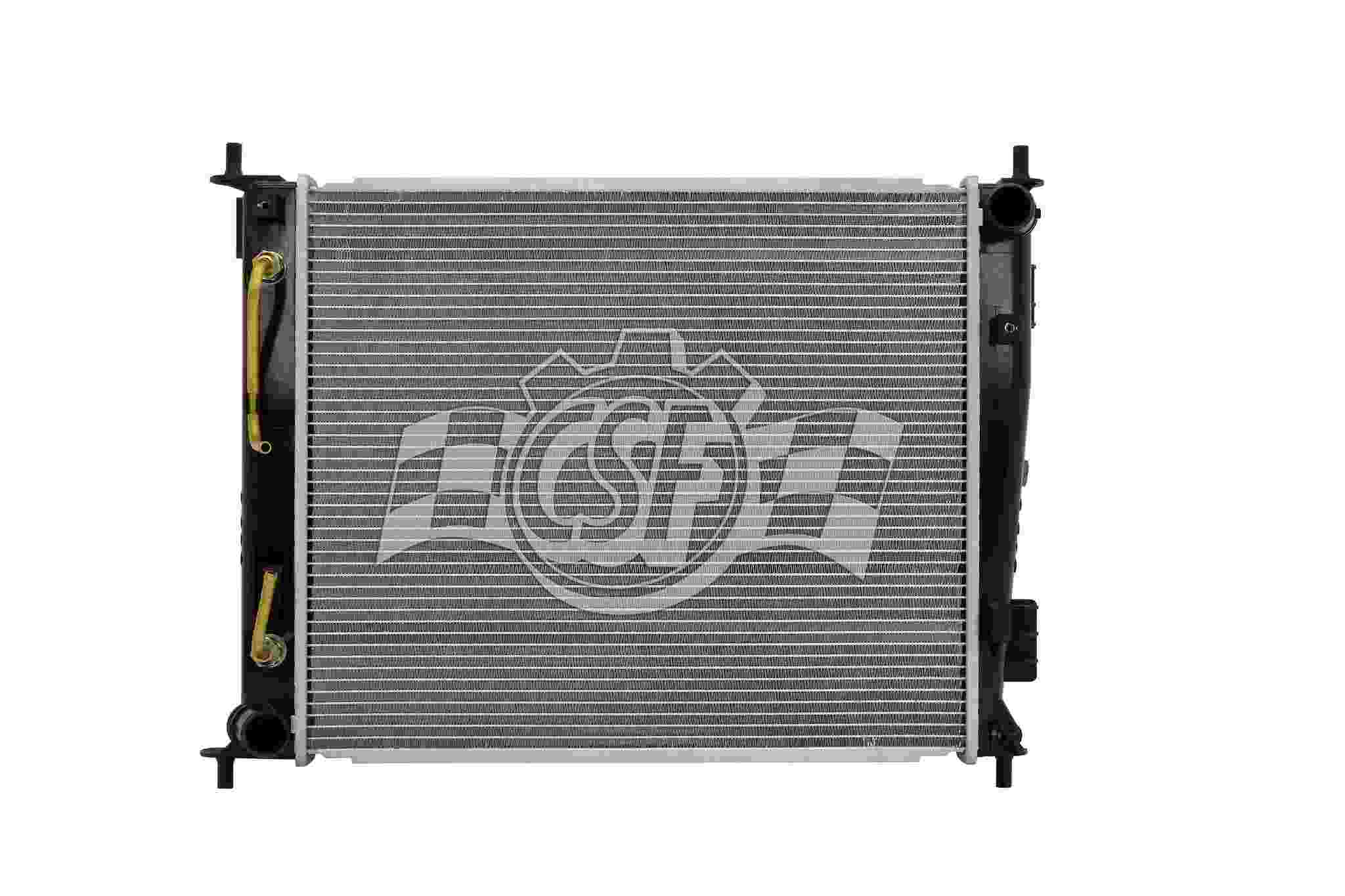 CSF 10-11 Kia Soul 1.6L OEM Plastic Radiator 3493