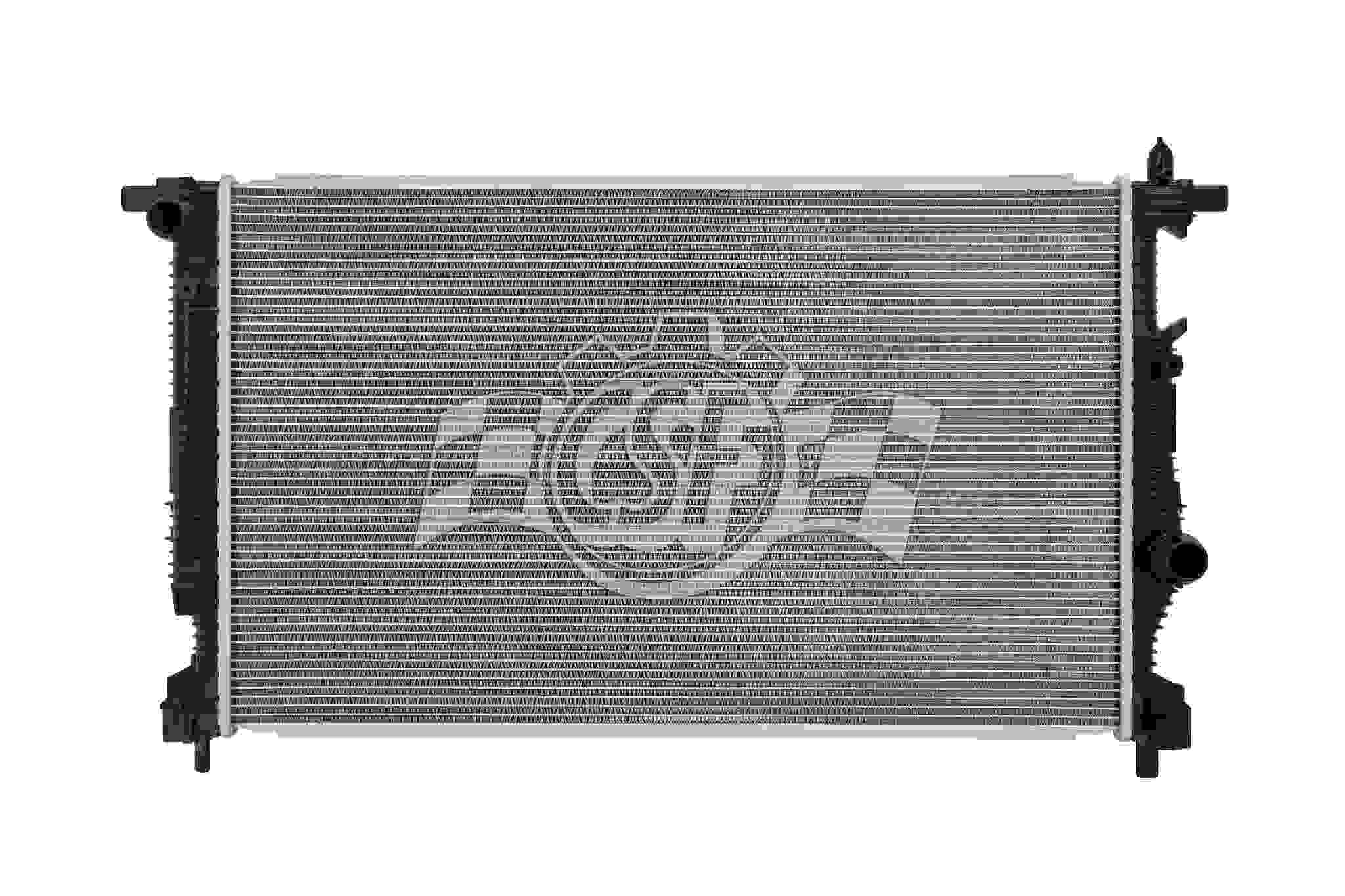 CSF 13-16 Dodge Dart 1.4L OEM Plastic Radiator 3591