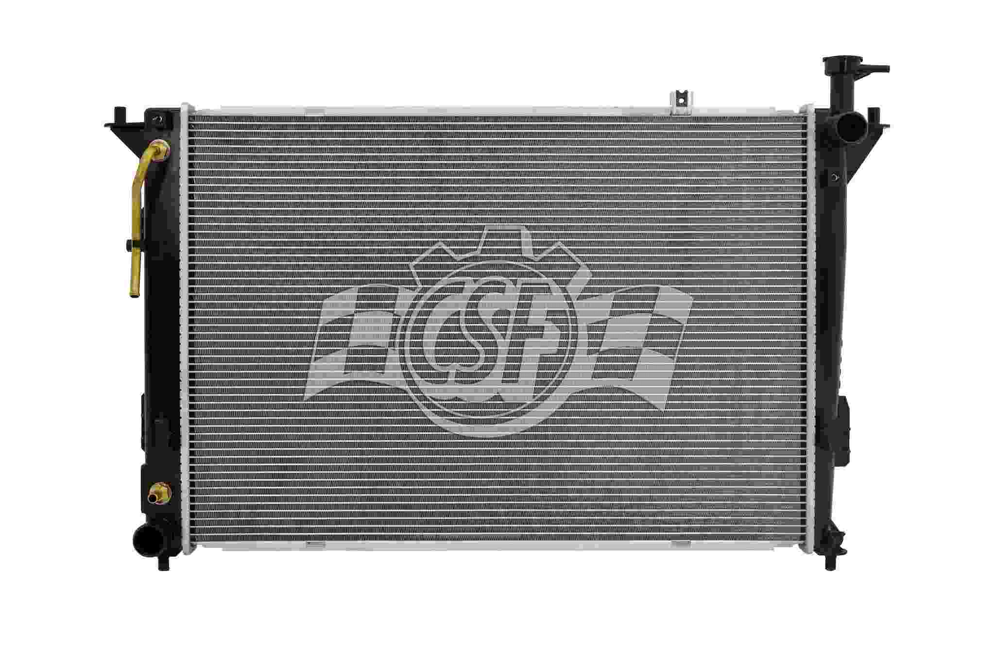 CSF 11-15 Kia Sorento 2.4L OEM Plastic Radiator 3615