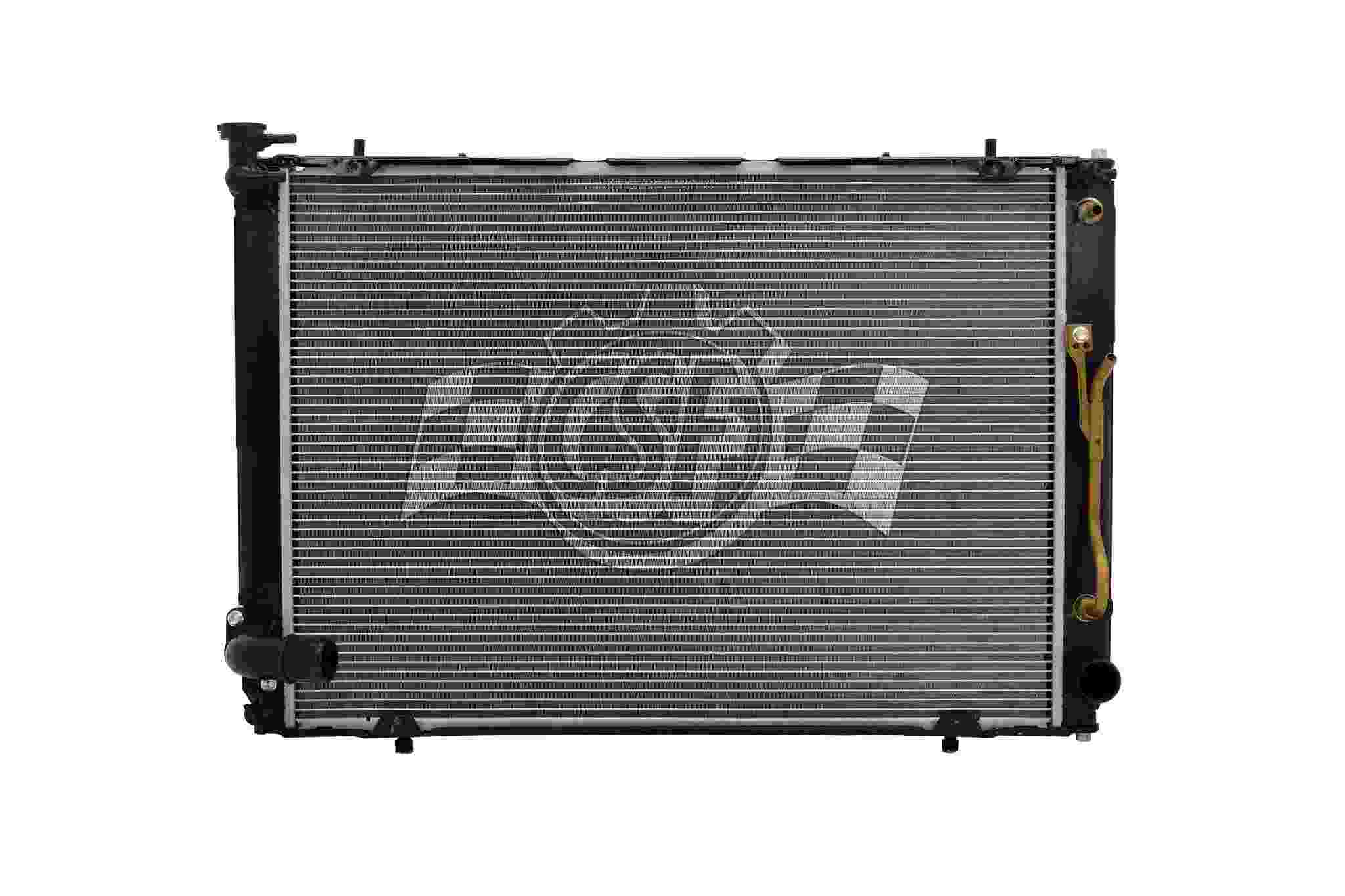 CSF 07-10 Toyota Sienna 3.5L OEM Plastic Radiator 3639