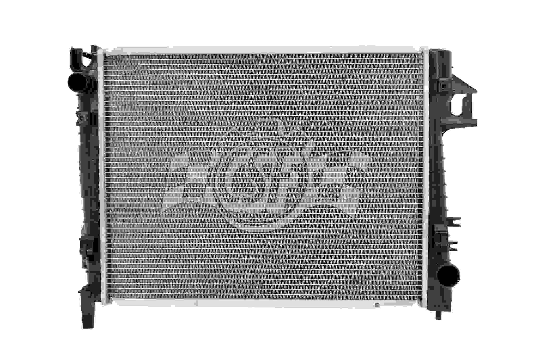 CSF 02-03 Dodge Ram 1500 3.7L OEM Plastic Radiator 3719
