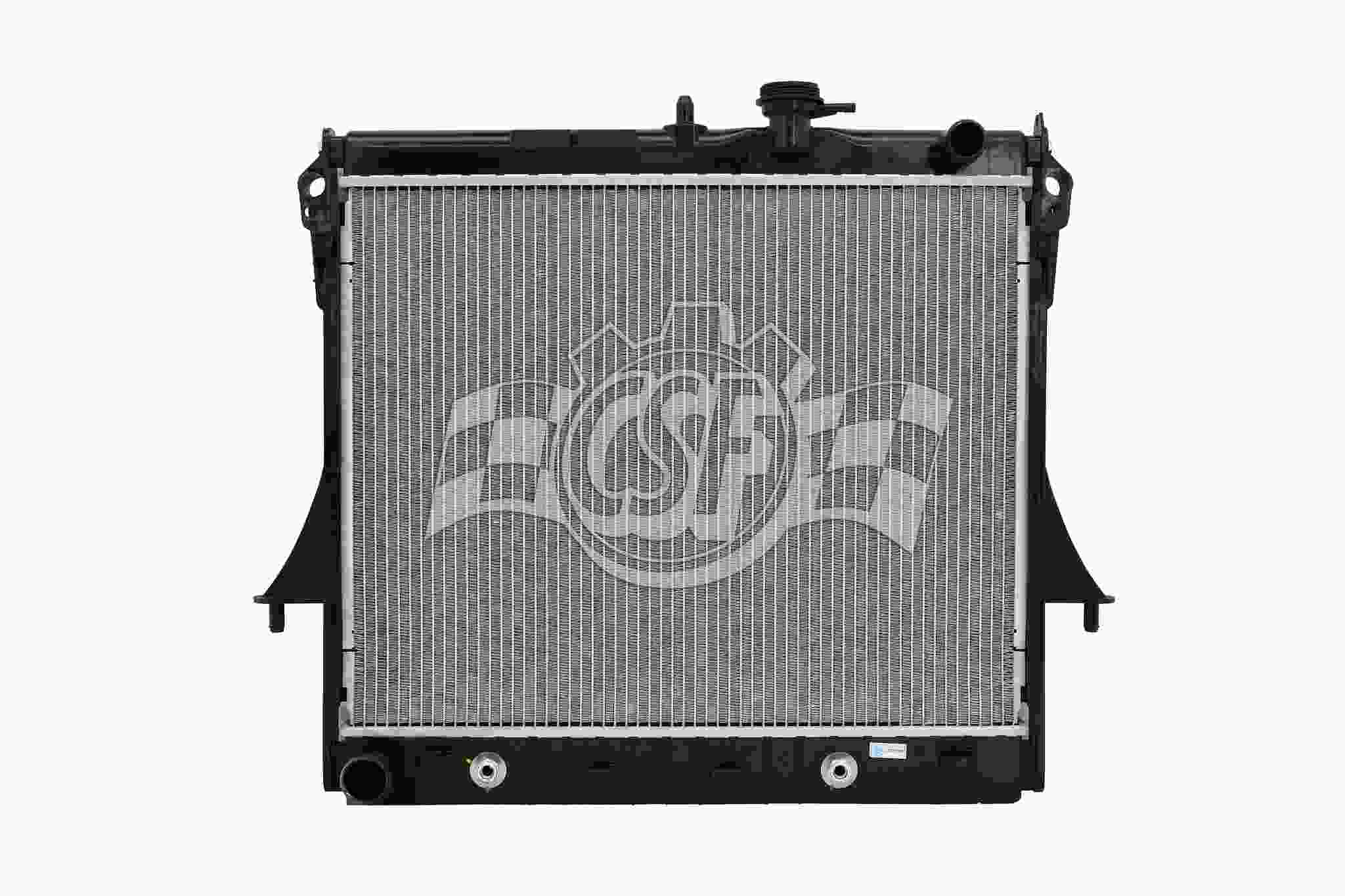 CSF 10-12 GMC Canyon 2.9L OEM Plastic Radiator 3720