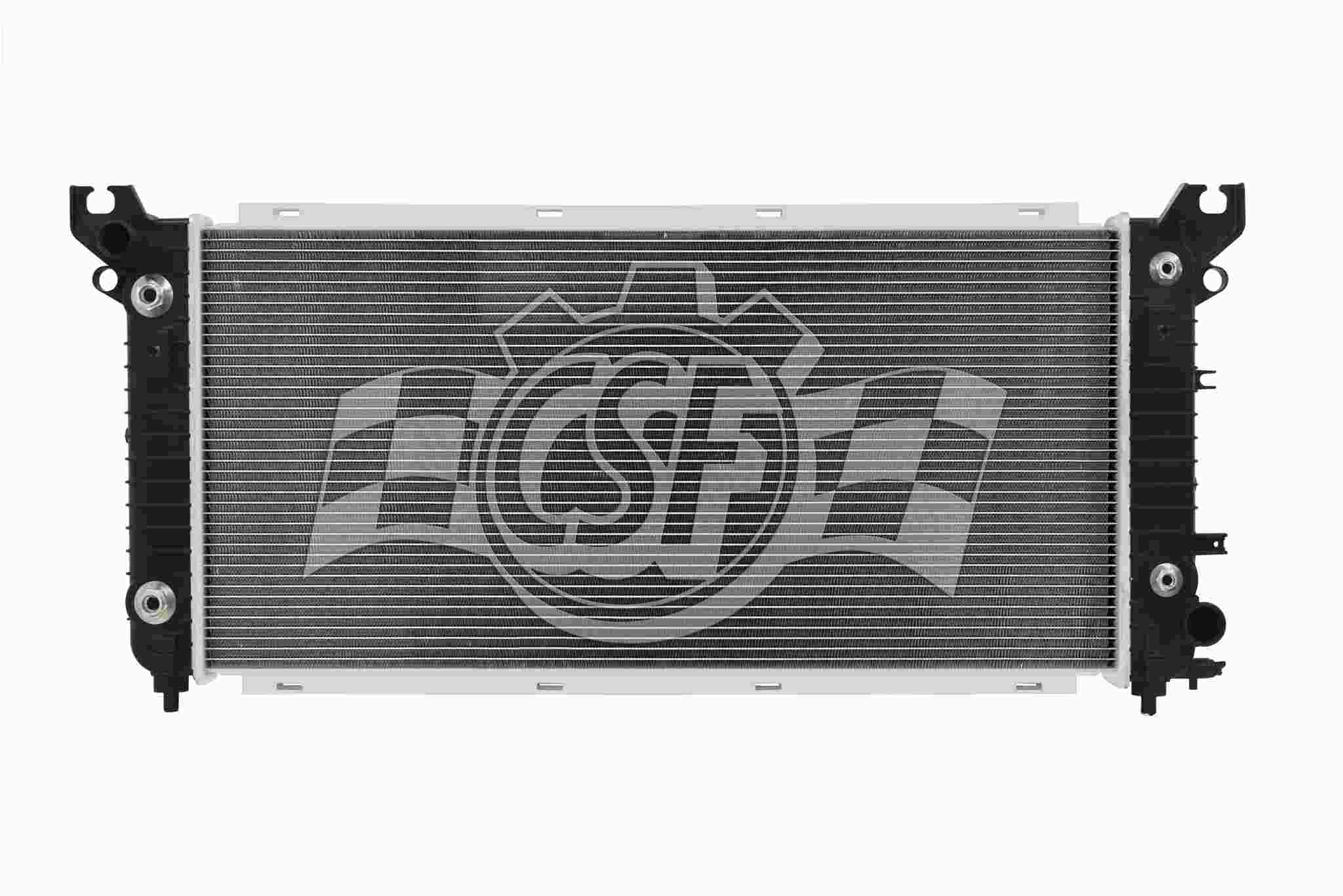 CSF 14-19 GMC Sierra 1500 4.3L OEM Plastic Radiator 3729