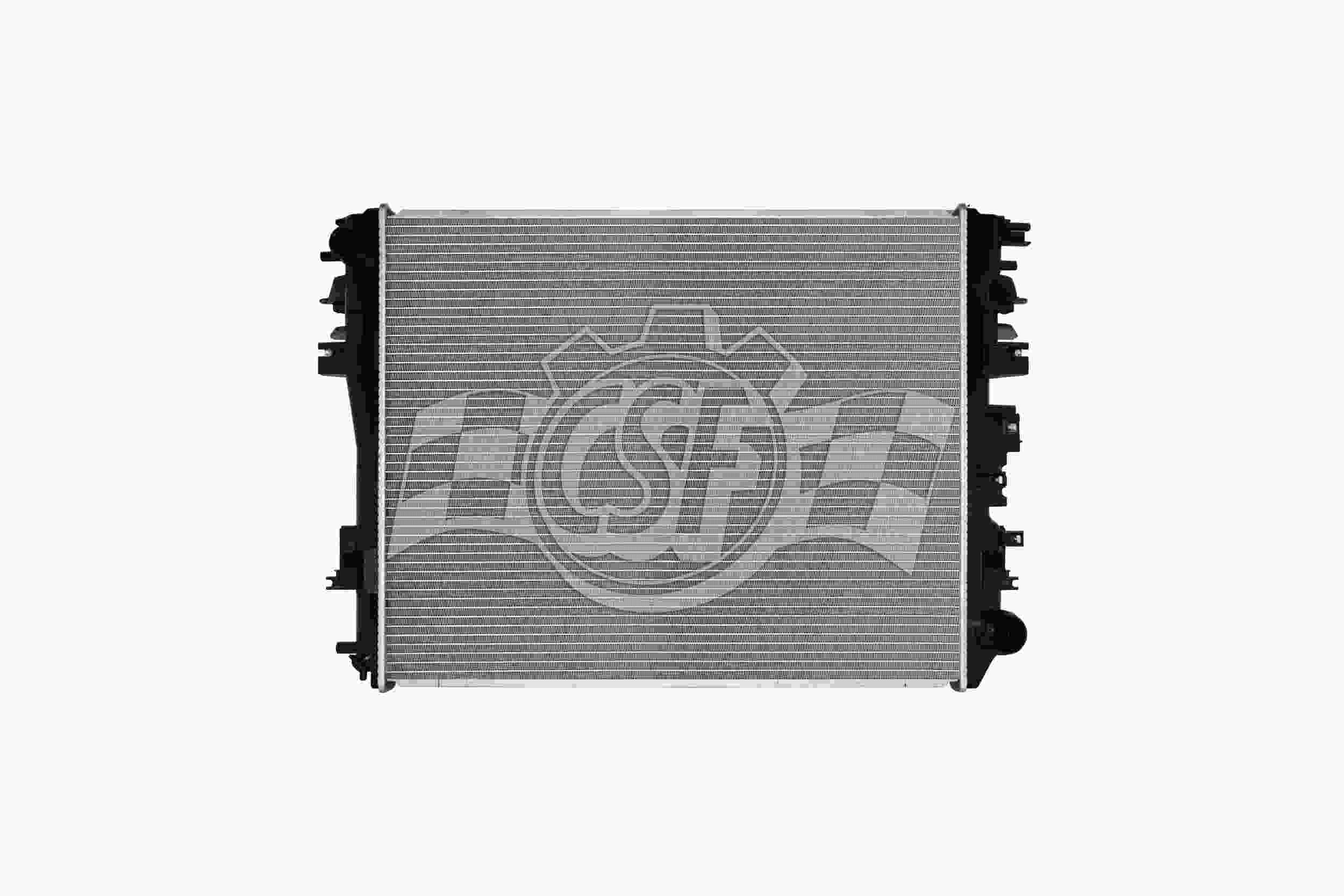 CSF 2019 Ram 1500 Pickup 3.6L OEM Plastic Radiator 3887