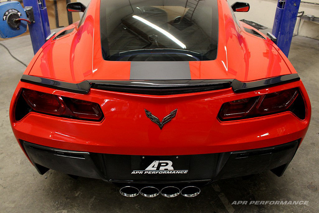 APR Chevrolet Corvette C7 Carbon Fiber Rear Spoiler Delete
