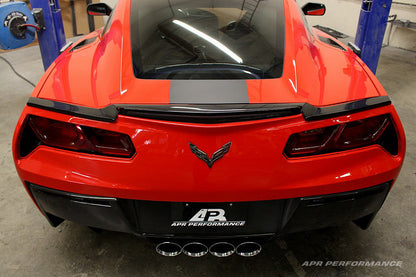APR Chevrolet Corvette C7 Carbon Fiber Rear Spoiler Delete