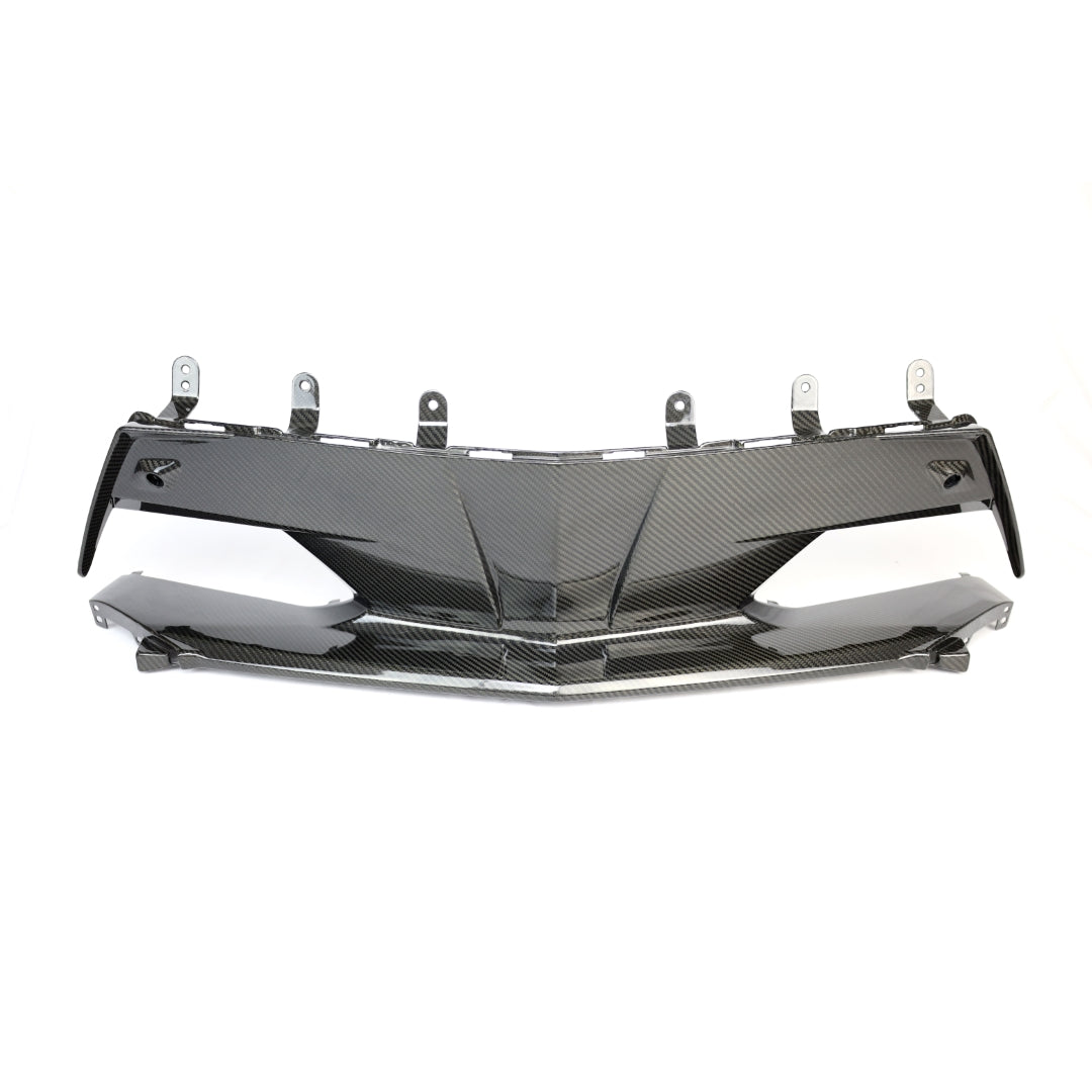 APR Chevrolet Corvette C8 Carbon Fiber Front Bumper Center Bezels