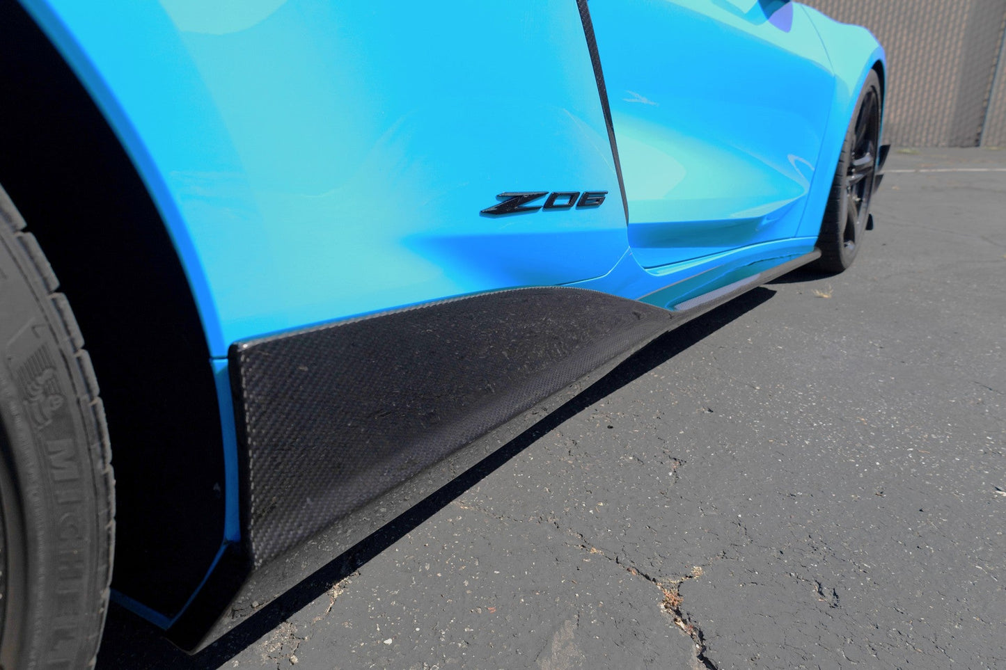 APR Chevrolet Corvette C8 Z06/ E Ray/ ZR1 Carbon Fiber Side Rocker Extensi