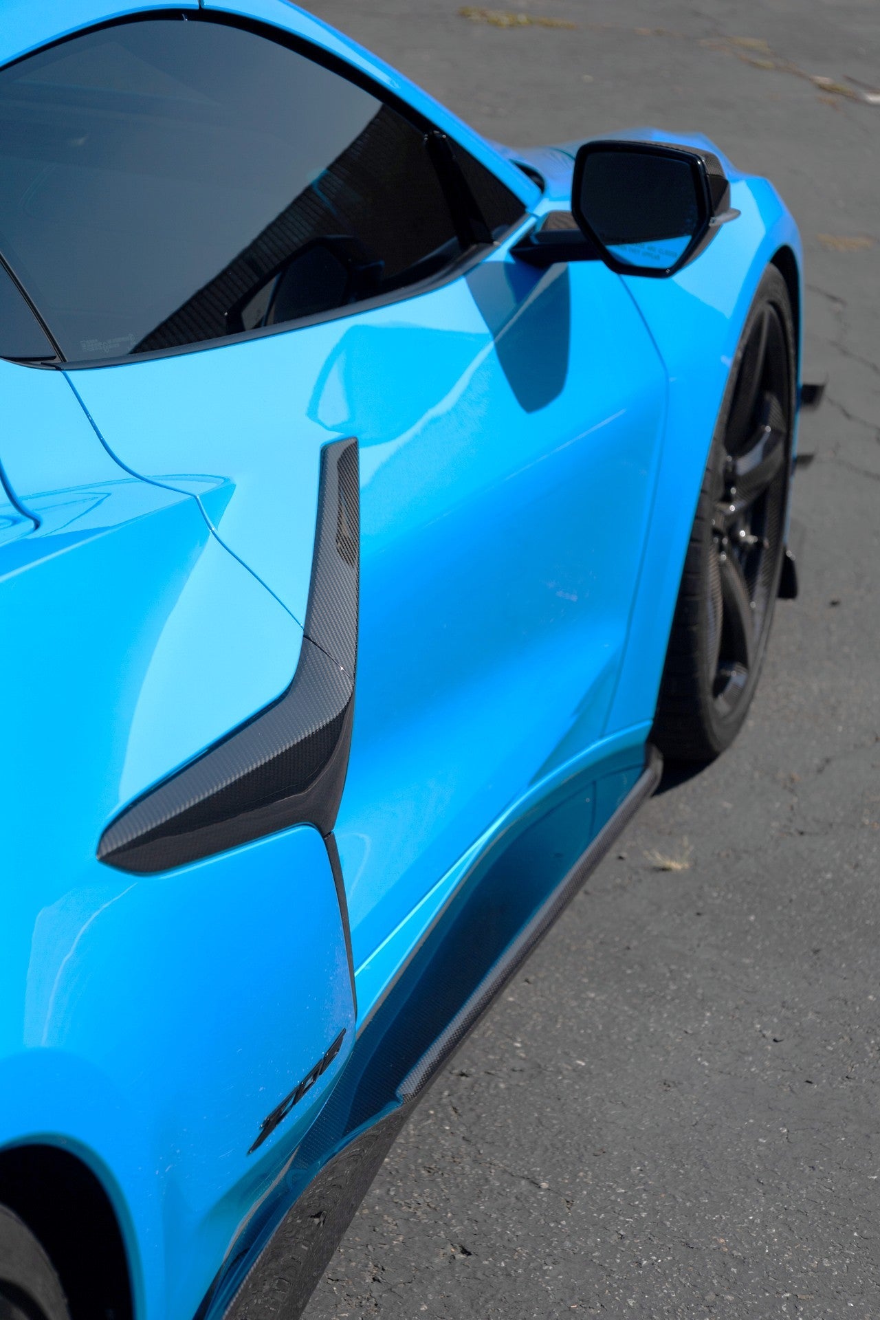 APR Chevrolet Corvette C8 Z06/ E Ray/ ZR1 Carbon Fiber Side Rocker Extensi