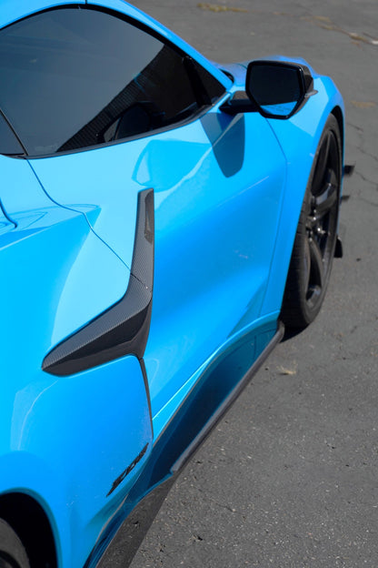 APR Chevrolet Corvette C8 Z06/ E Ray/ ZR1 Carbon Fiber Side Rocker Extensi