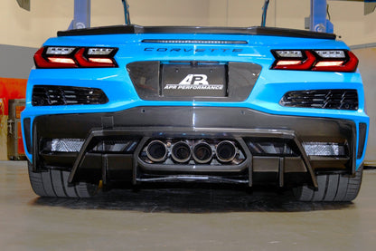 APR Chevrolet Corvette C8 Z06, ERAY, ZR1 Carbon Fiber Rear Diffuser