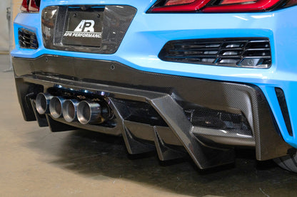 APR Chevrolet Corvette C8 Z06, ERAY, ZR1 Carbon Fiber Rear Diffuser
