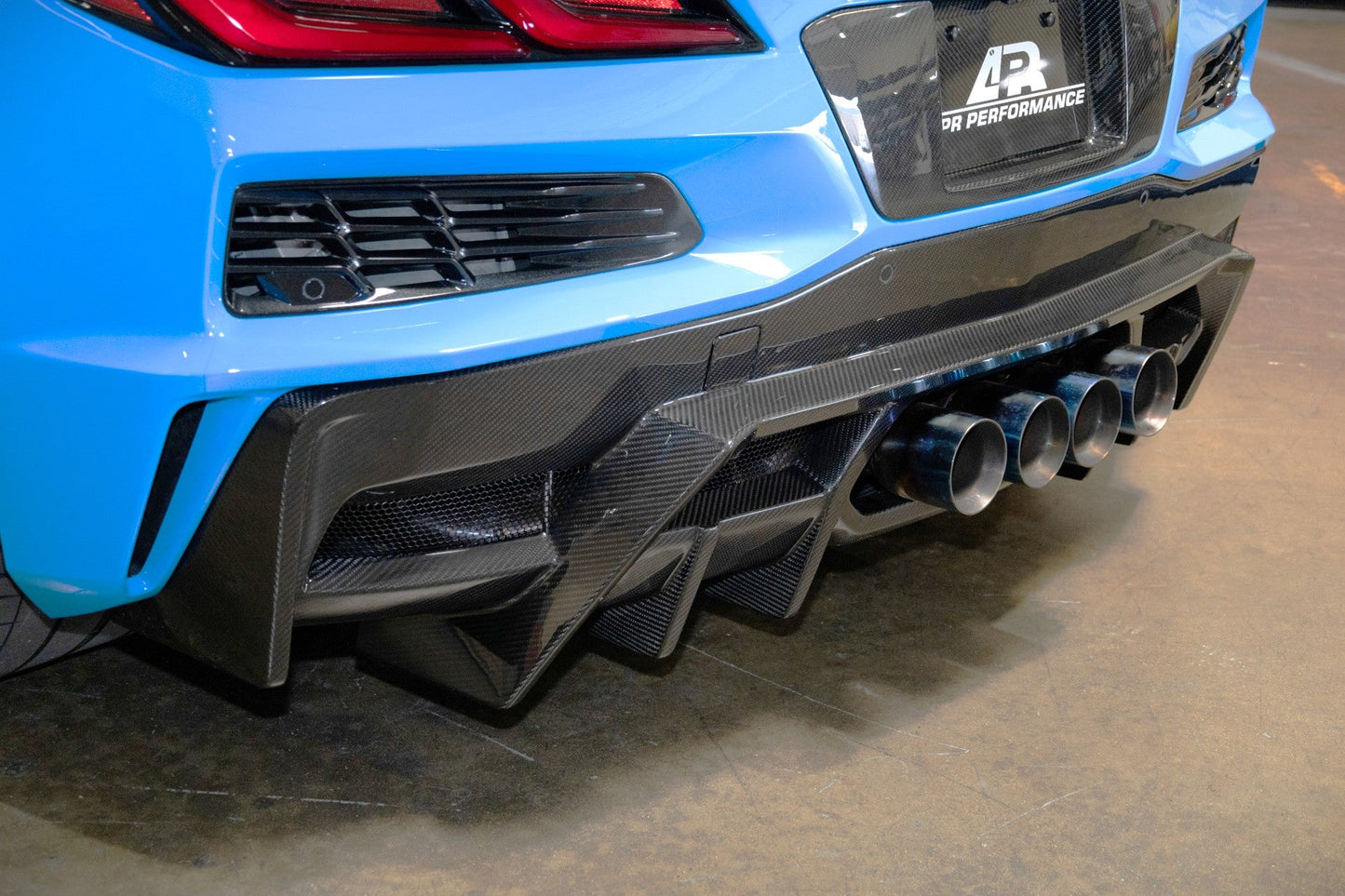 APR Chevrolet Corvette C8 Z06, ERAY, ZR1 Carbon Fiber Rear Diffuser