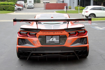 APR Chevrolet Corvette C8 Carbon Fiber License Plate Backing