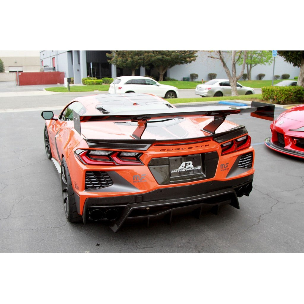 APR Chevrolet Corvette C8 GTC500 Carbon Fiber Adjustable Wing
